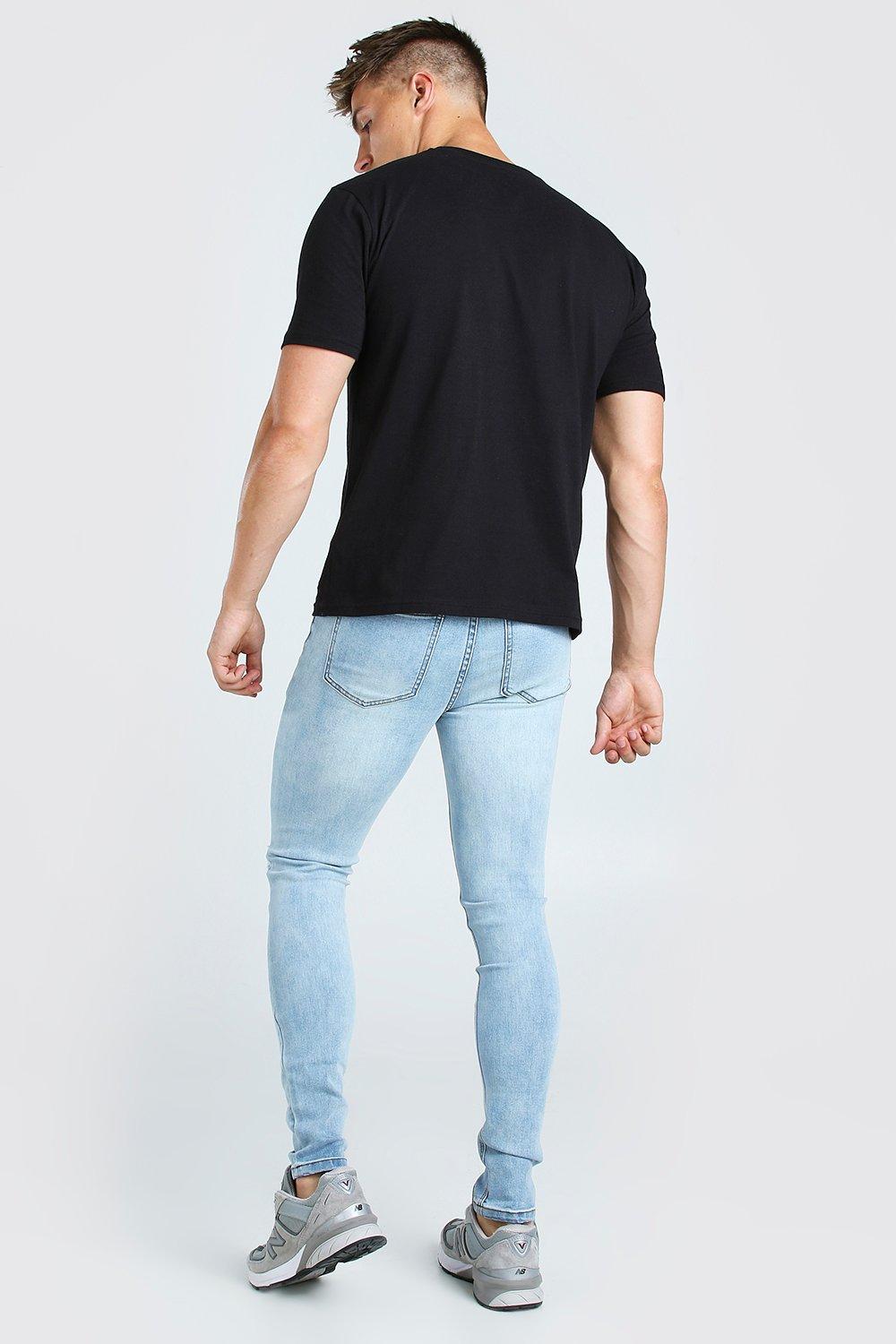 Super Skinny Rip And Repair Jeans